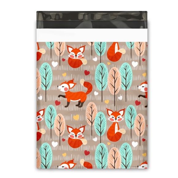 50 10X13 Poly Mailers Fox And Woods Shipping Envelopes PRICE IS FIRM Fall - Picture 4 of 9